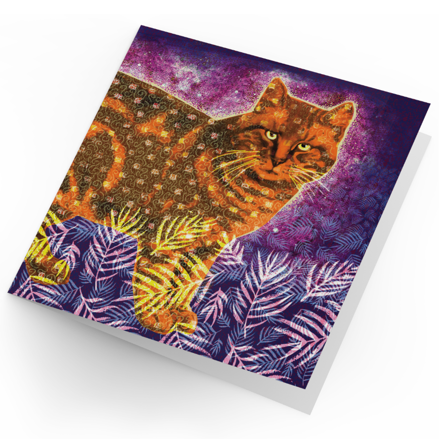 Orange Cat Card